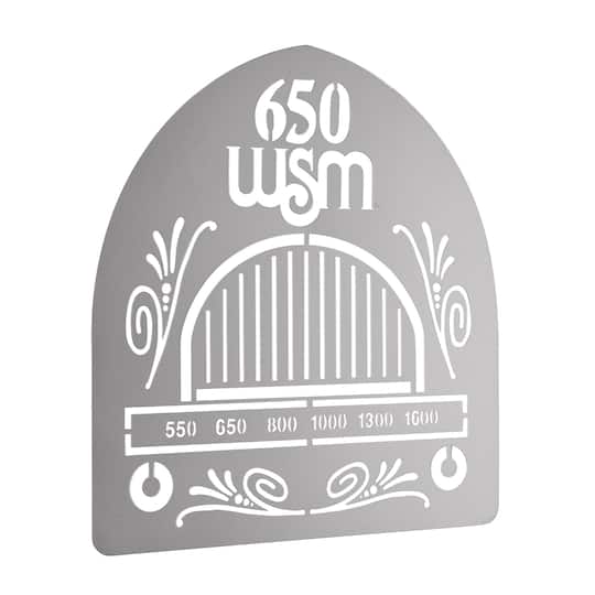 American Art Decor Grand Ole Opry WSM Radio Laser Cut Metal Plaque - 16" x 16"